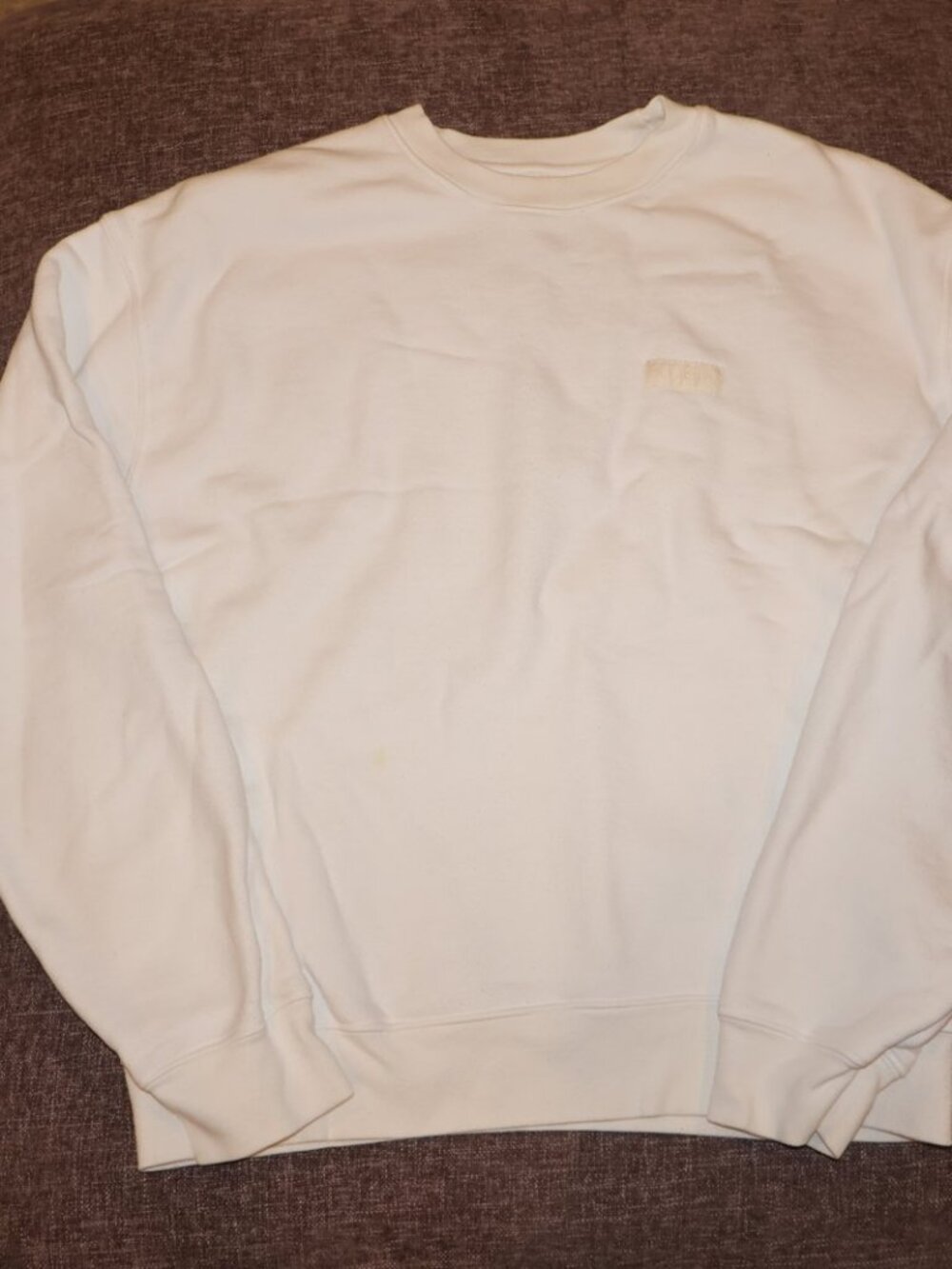 SET Active Cream Crewneck Sweatshirt Size XS